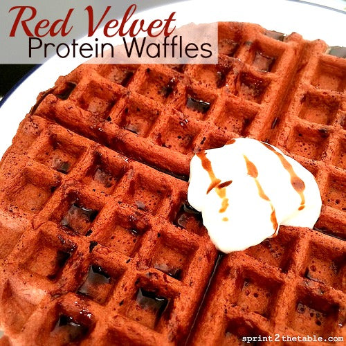 Red Velvet Protein Waffles – Growing Naturals
