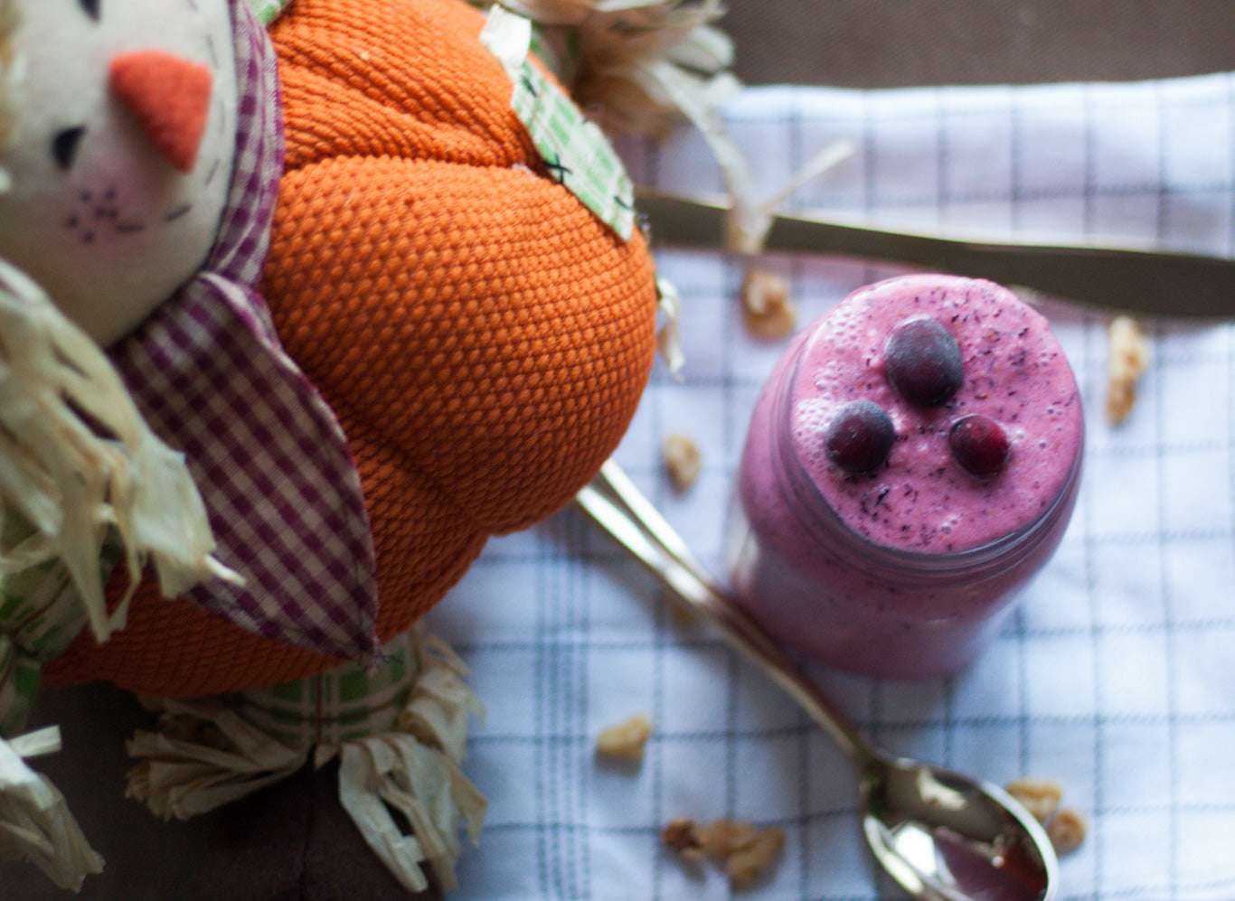 Vegan Cranberry Walnut Smoothie