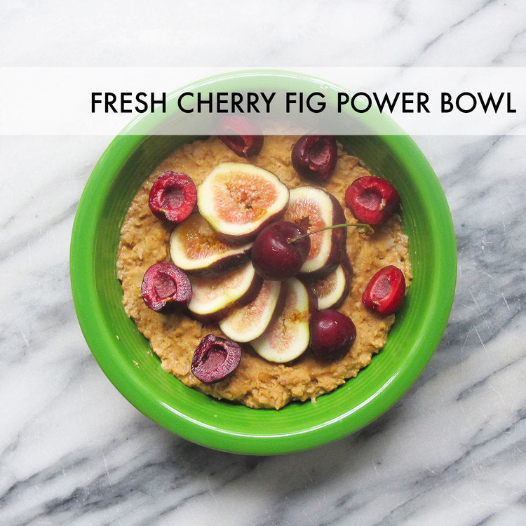 Fresh Cherry Fig Power Bowl