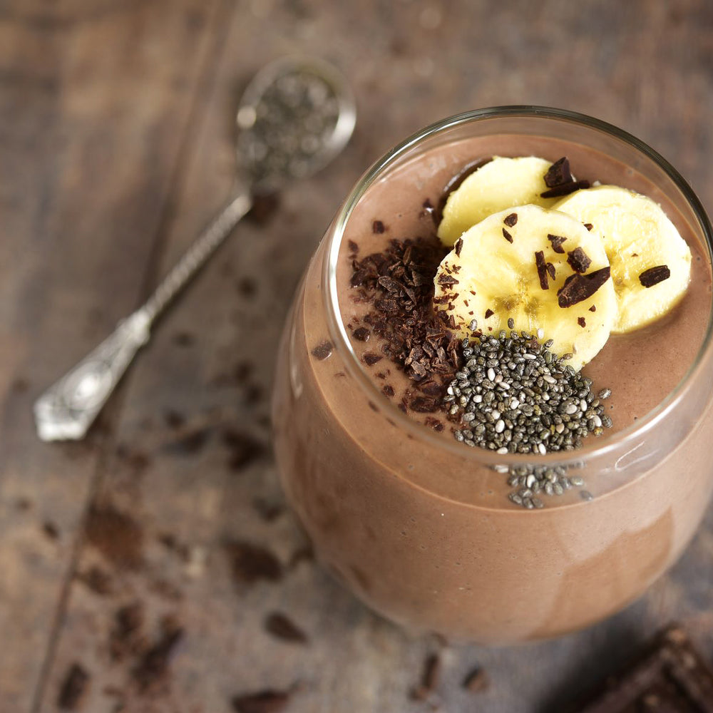 best mocha coffee protein smoothie iced