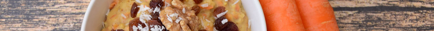 vegan carrot cake oatmeal with protein recipe