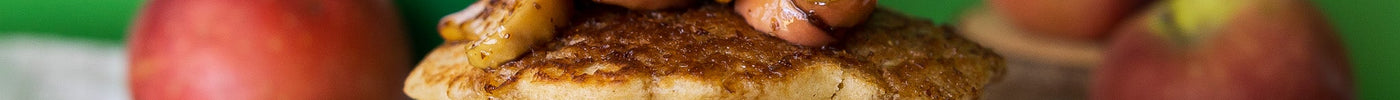 Apple Cinnamon Protein Pancakes