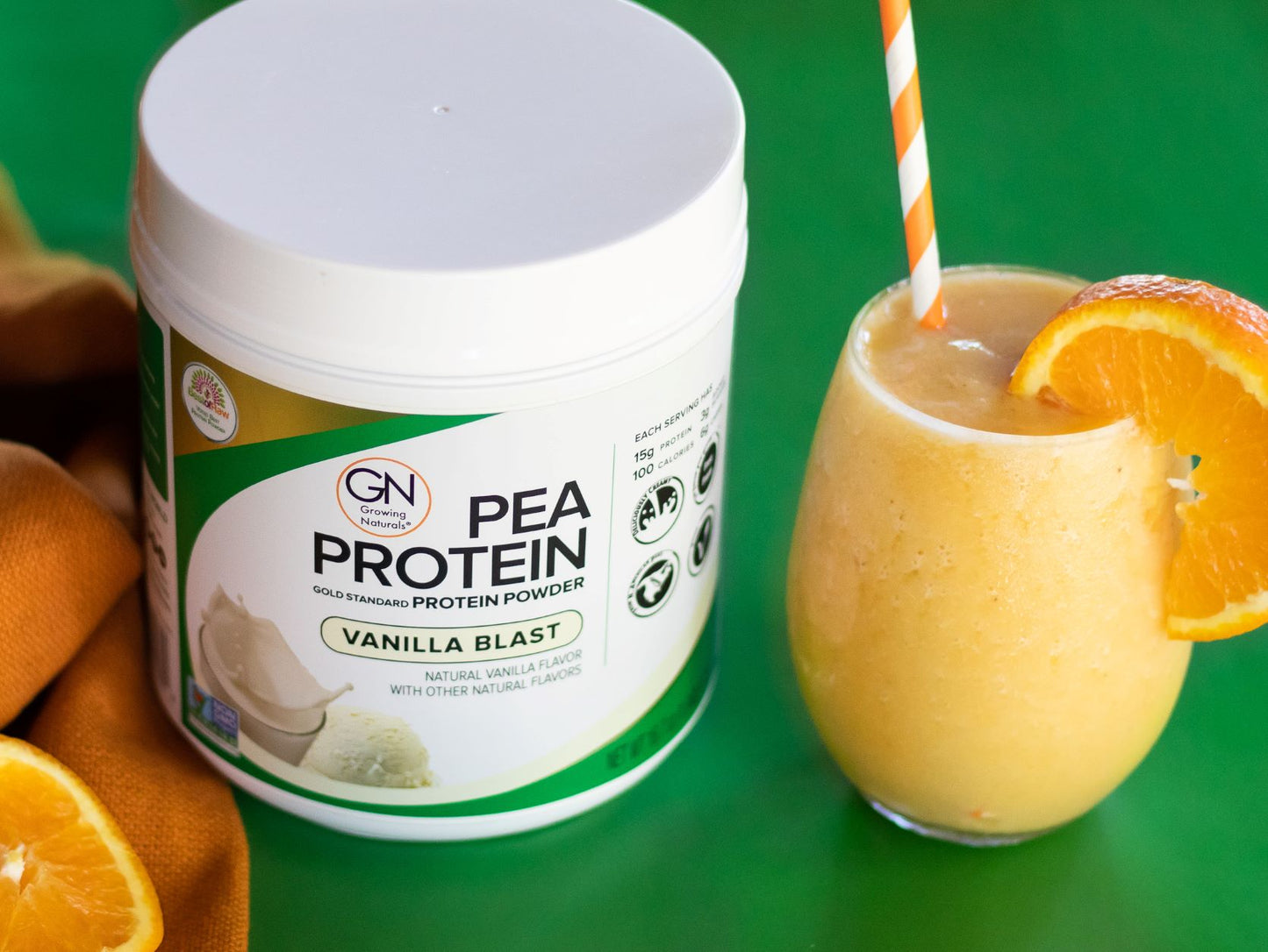Easy Peach Orange Immune-Boosting Smoothie