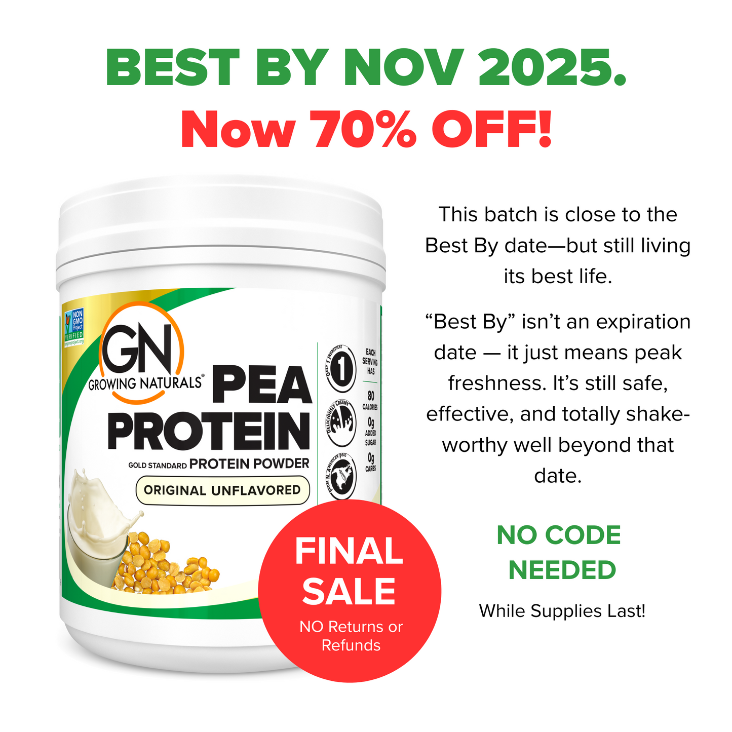 Non-GMO Pea Protein Powder