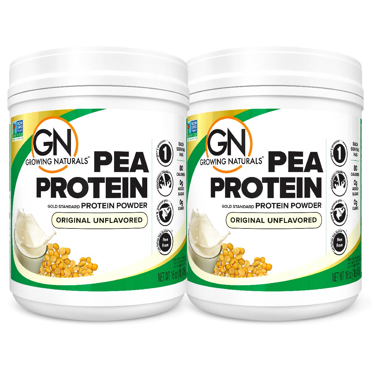 Health Bundles: Unflavored Rice & Pea Protein Powder
