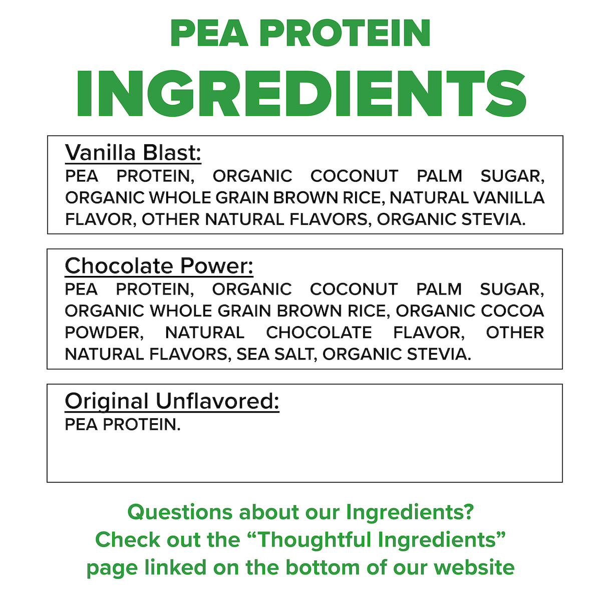 Non-GMO Pea Protein Powder
