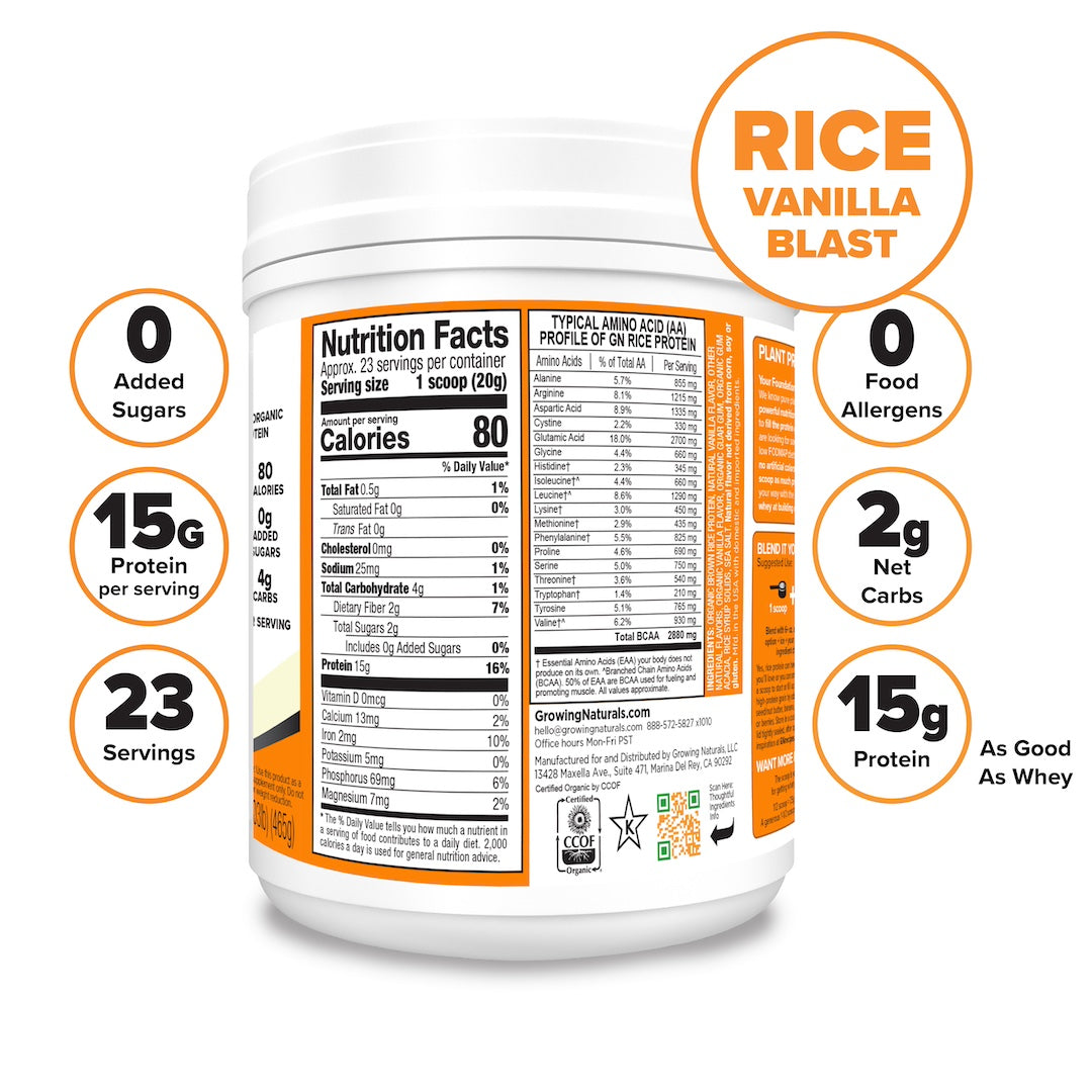 
                  
                    vegan rice protein vanilla nutrition facts
                  
                