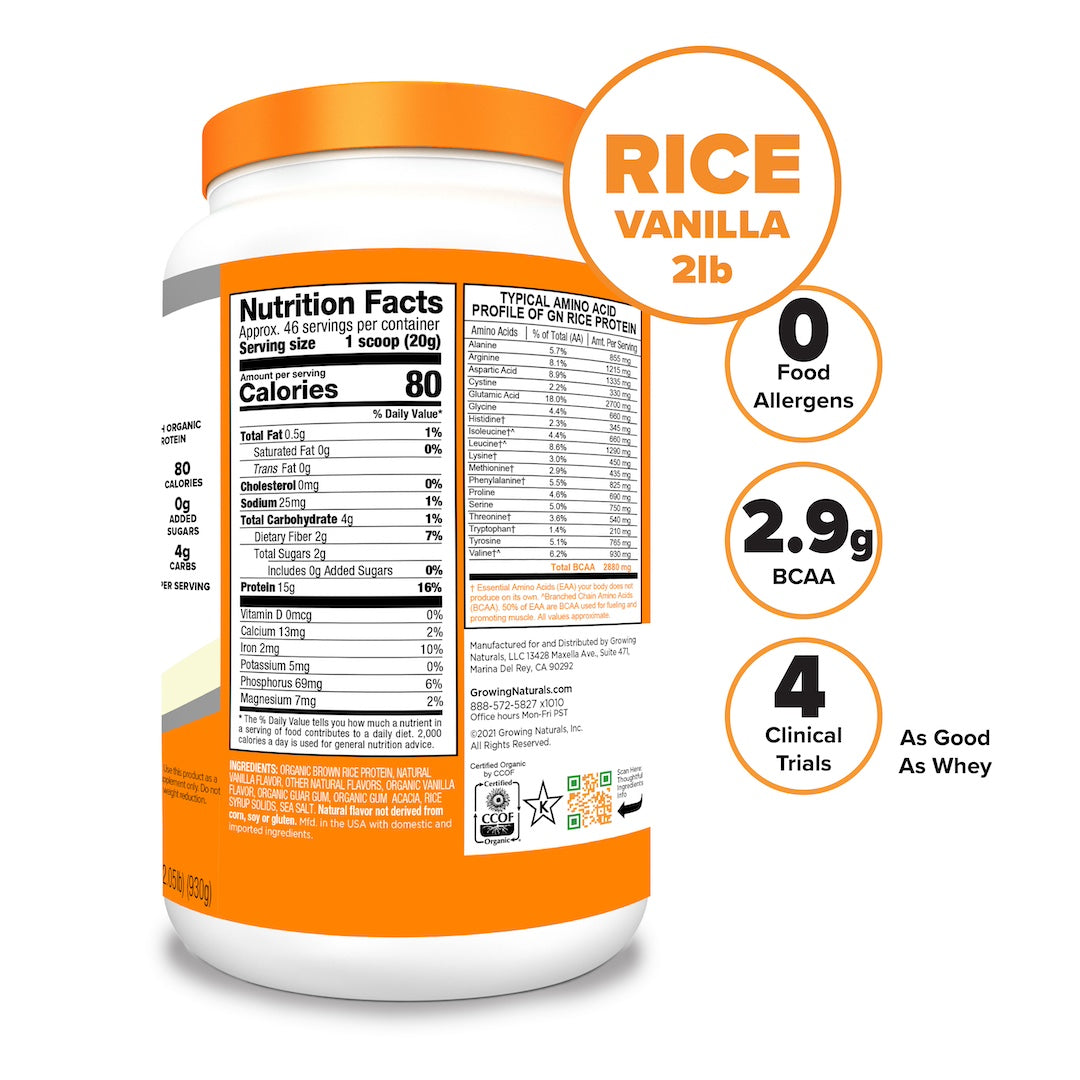 Organic Rice Protein Powder