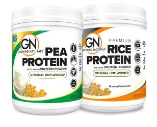 Health Bundles: Unflavored Rice & Pea Protein Powder