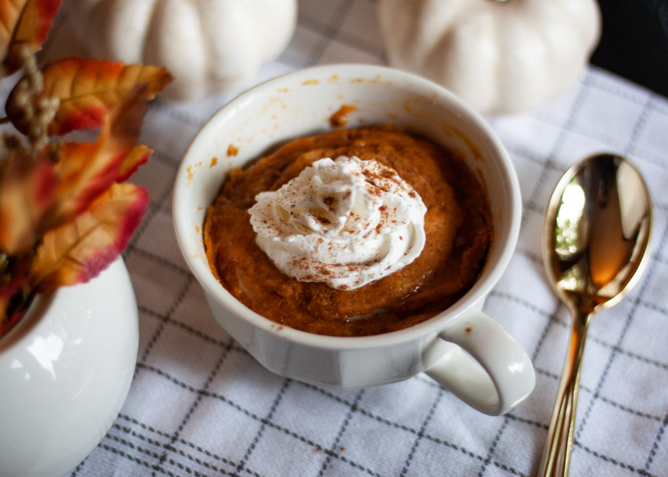 Vegan Pumpkin Spice Mug Cake