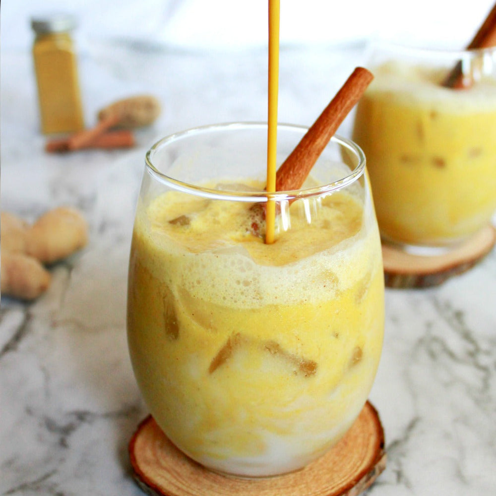 Iced Dairy-Free Golden Turmeric Latte