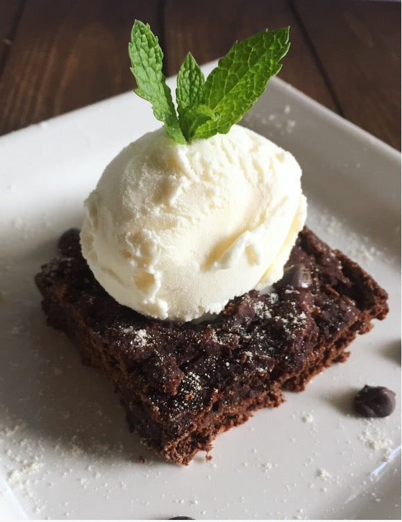 Vegan Chocolate Mocha Protein Brownies