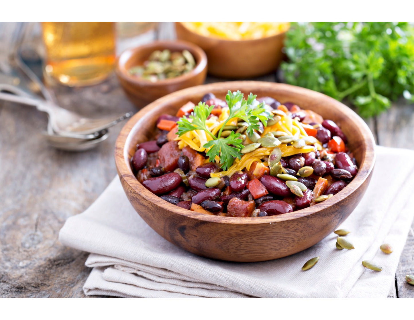 Tex Mex 4 Bean Vegan Chili