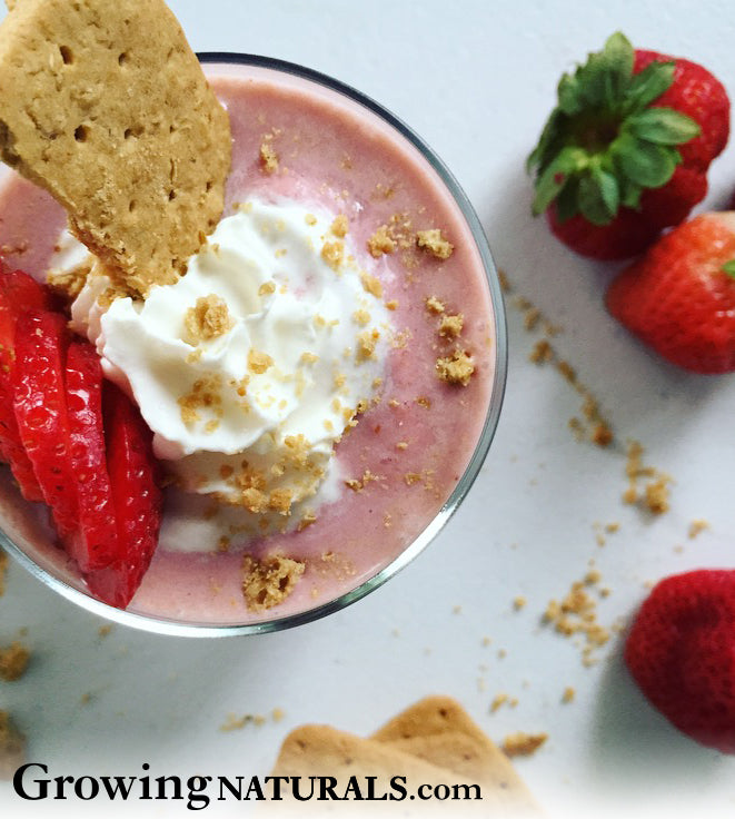 Strawberry Cheesecake Protein Smoothie