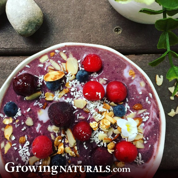 Vanilla Almond Cherry Smoothie Bowl