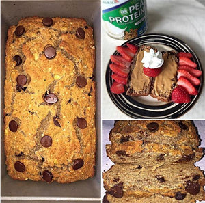 Chocolate Chip Protein Banana Bread