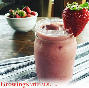 Strawberries 'N' Cream Protein Smoothie