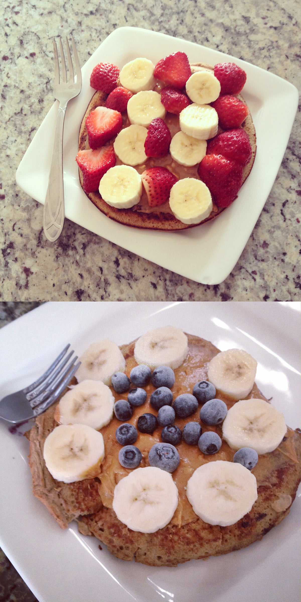 Protein Pancakes With Fruit Topping