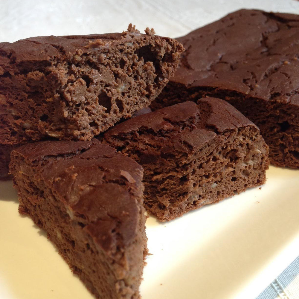 Dark Chocolate Protein Brownies