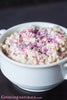 Strawberries and Cream Oatmeal Pudding