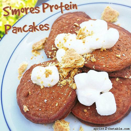 S’mores Protein Pancakes