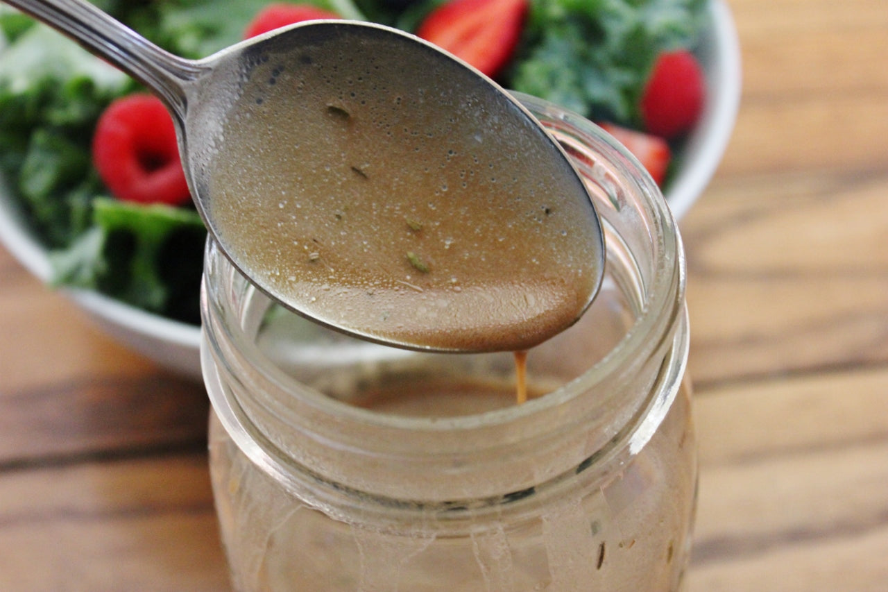 High Protein Vanilla Balsamic Vinaigrette