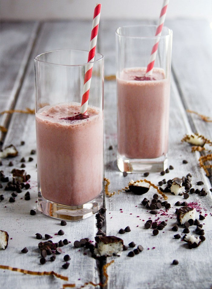 Blog posts Chocolate Almond Coconut Strawberry Smoothie