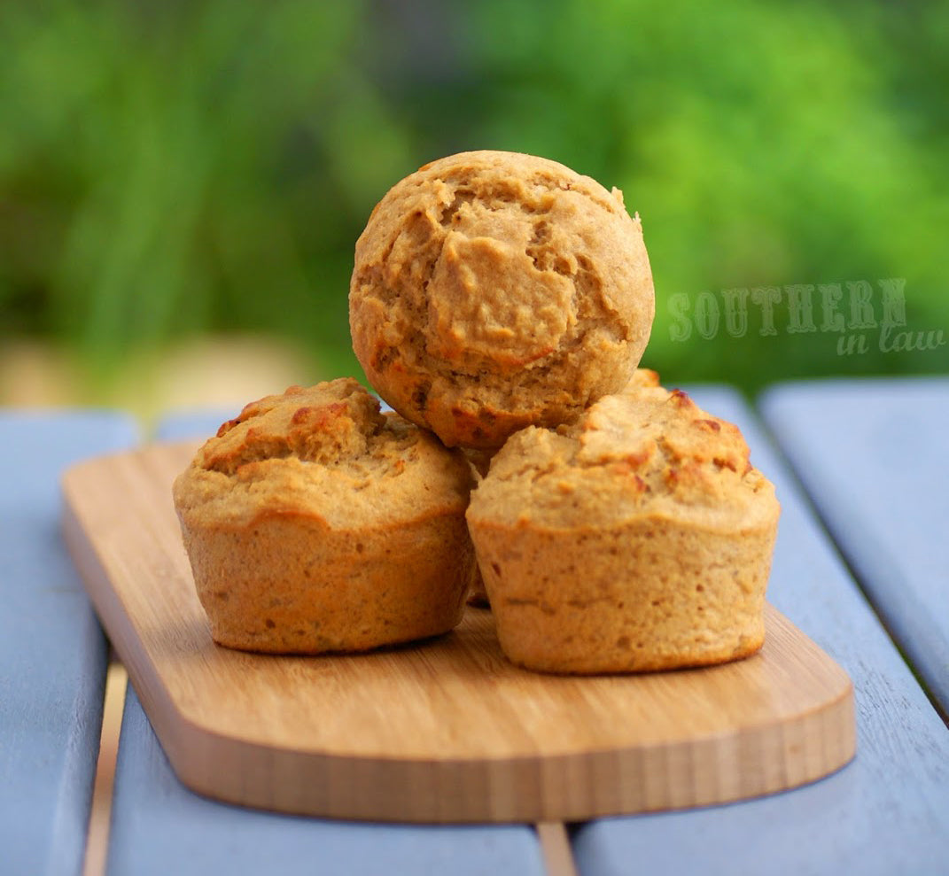 Mango and Banana Protein Muffins