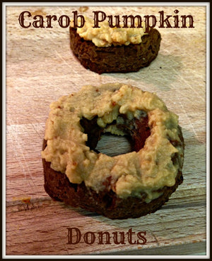 Carob Pumpkin Donut and Frosting
