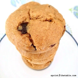 Banana Chocolate Chip Protein Muffins