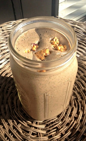 Green Berry Chocolate Mint Protein Smoothie