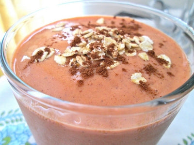 healthy carrot cake batter protein smoothie vegan