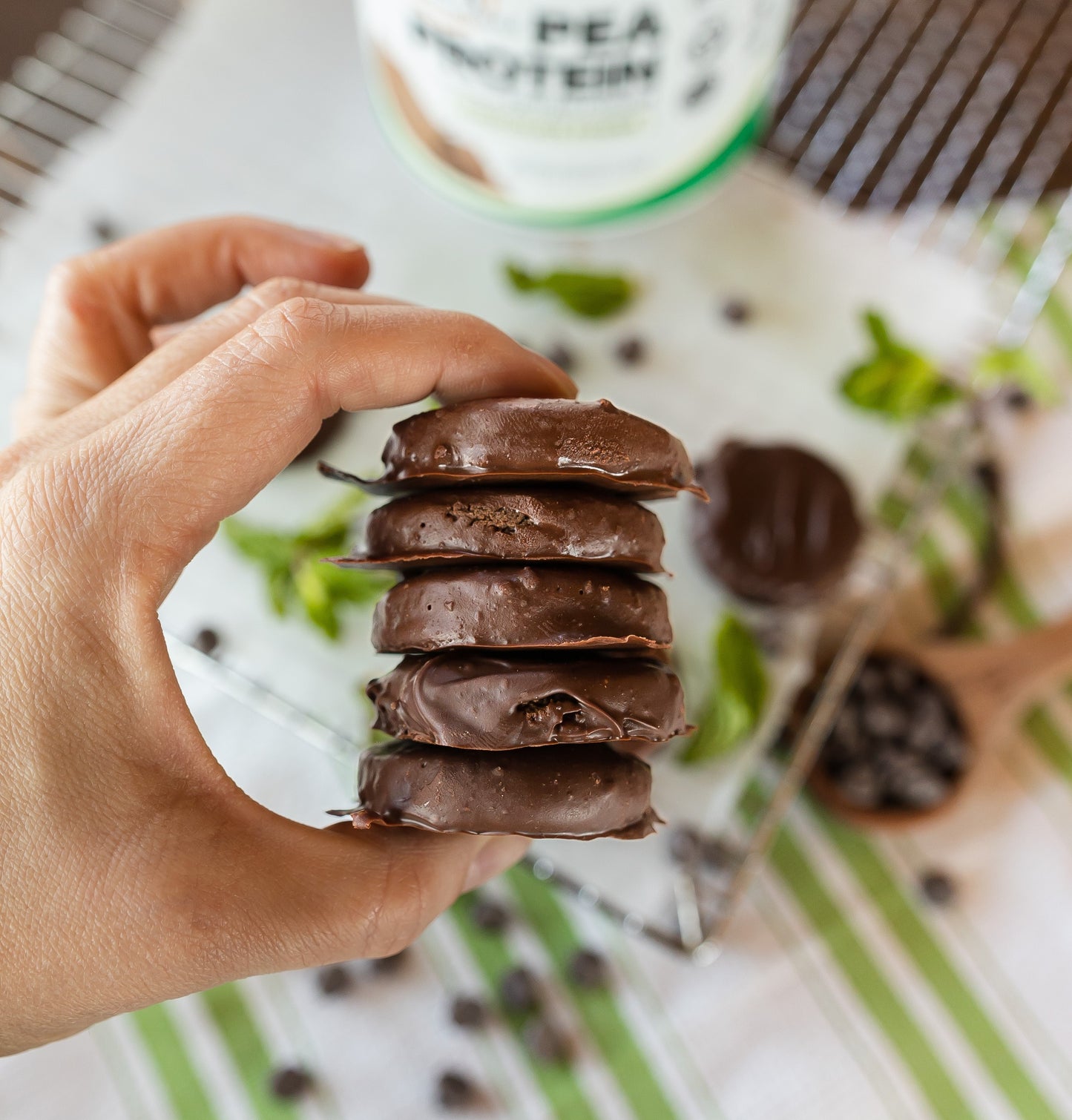 healthy copycat thin mint cookies vegan best