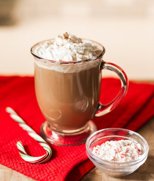 Healthy Dairy-Free Peppermint Mocha (with Protein)