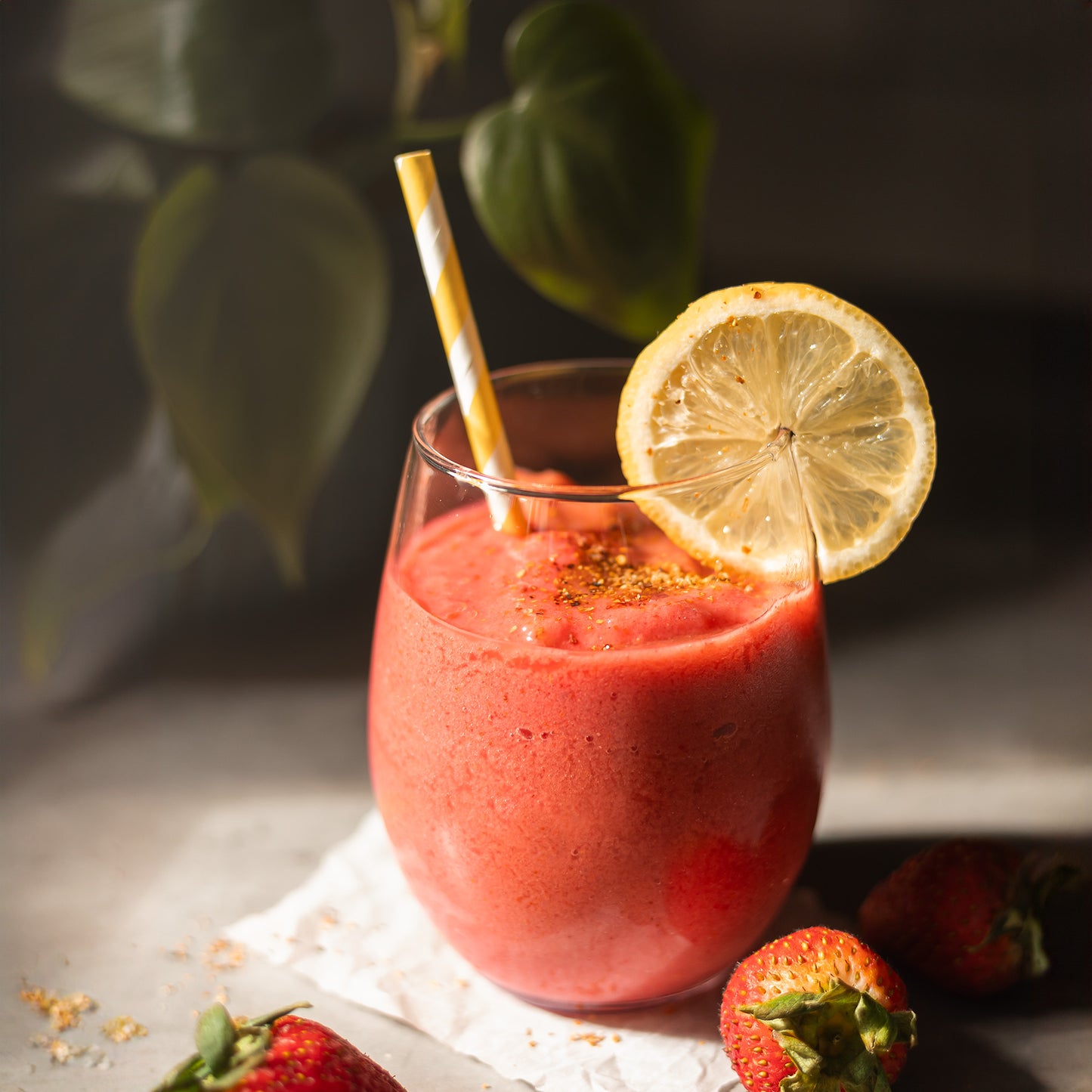 best spicy strawberry smoothie mocktail