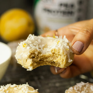 Healthy Lemon Protein Donuts (Vegan)