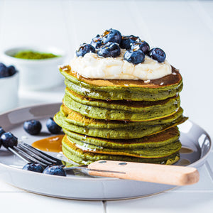 Low Carb Spinach Protein Pancakes