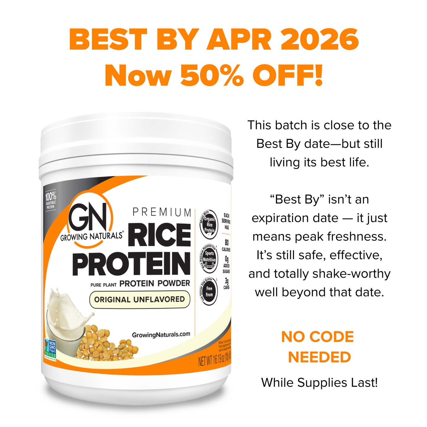 
                  
                    Organic Rice Protein Powder
                  
                
