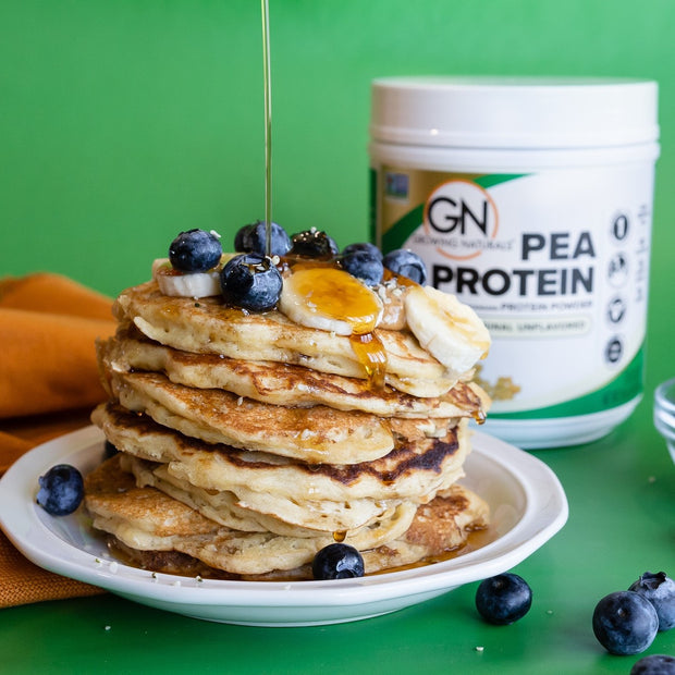 Fluffy Pea Protein Pancakes